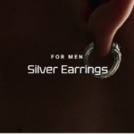 Reytel men's silver earrings bold handcrafted design discount 2025 USA