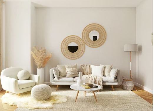 affordable home decor ideas under $30 for a stylish neutral living room