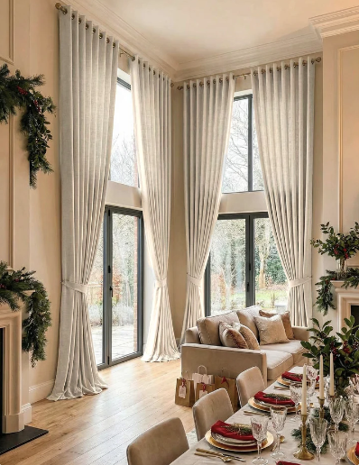 Blackout curtains for bedroom by TheHues Cassie collection